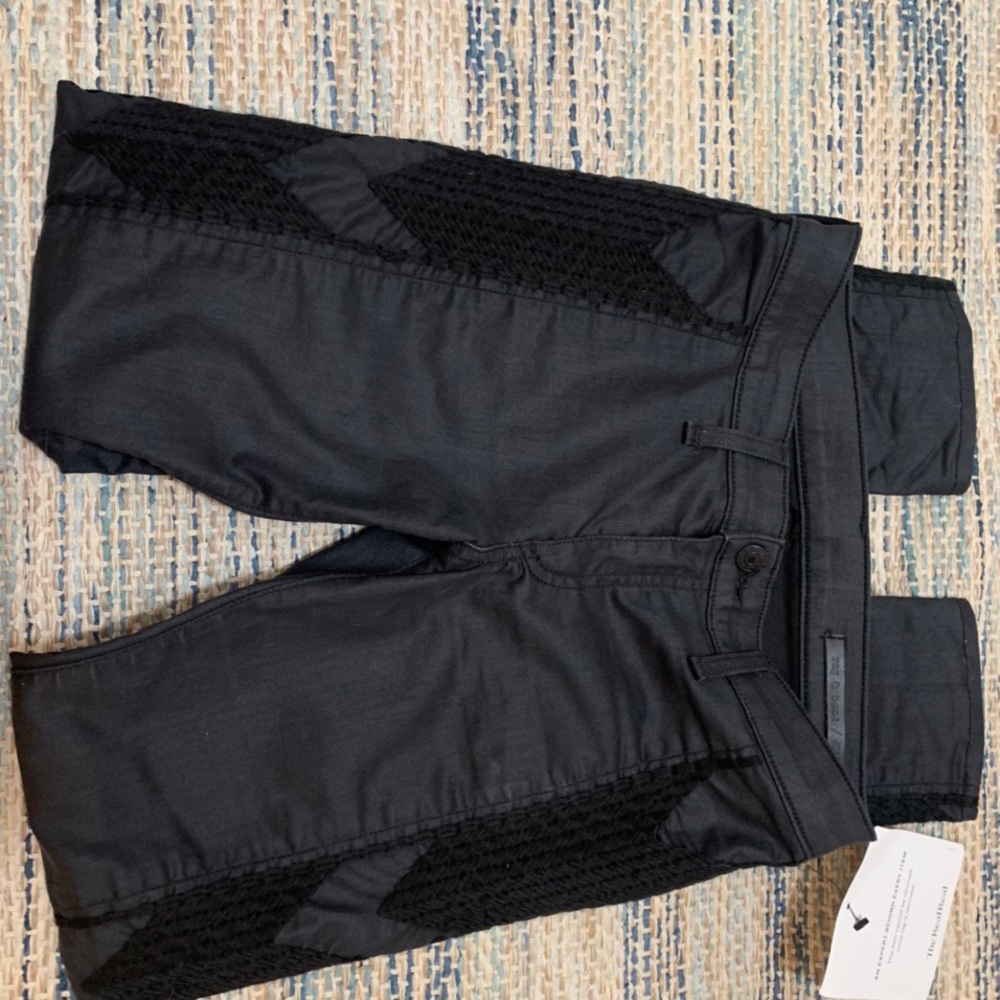 Rag and Bone Embellished Black Jeans